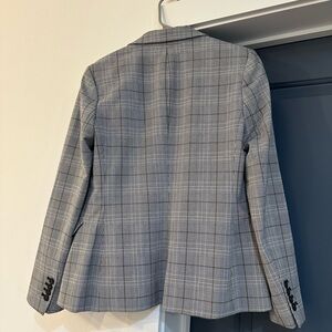 Express Women's Gray Plaid Blazer